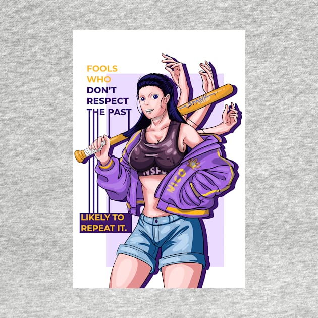 Motivational Sayings -  Nico Robin by Ketchup on Cloth